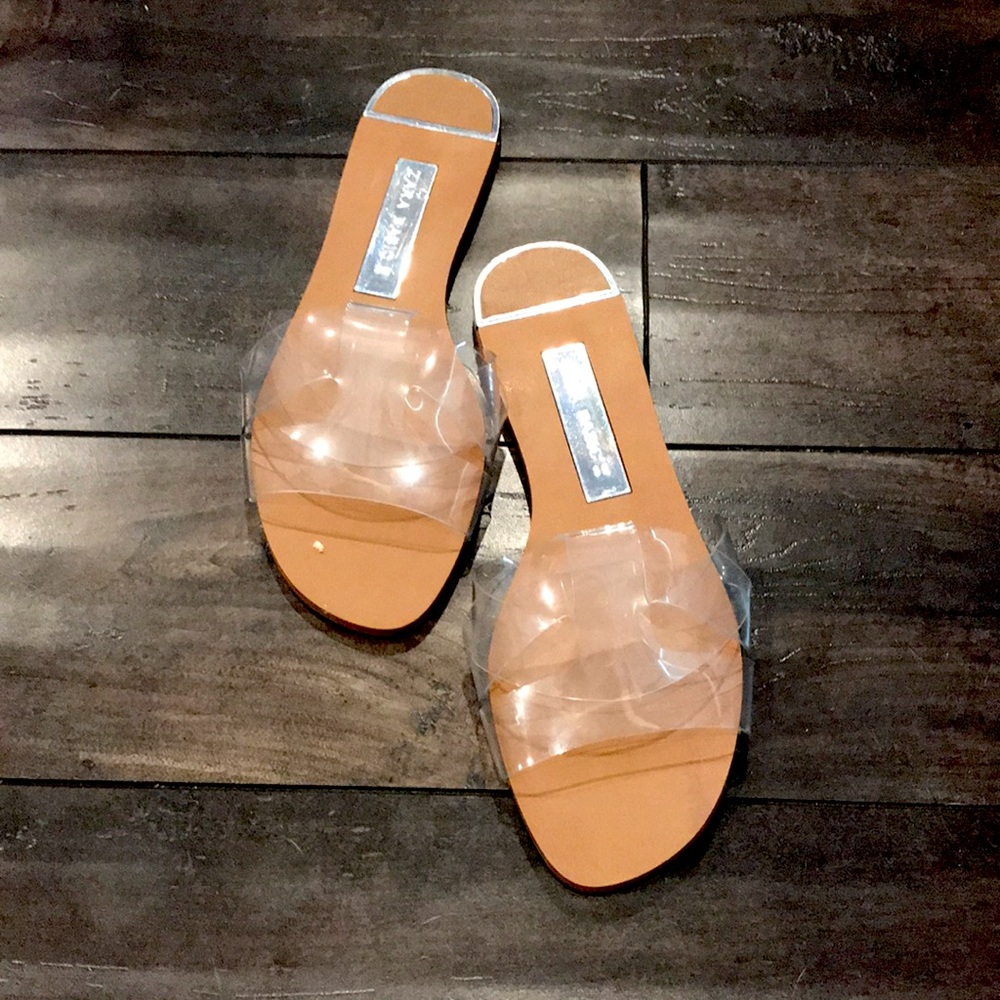 Zara clear top slides